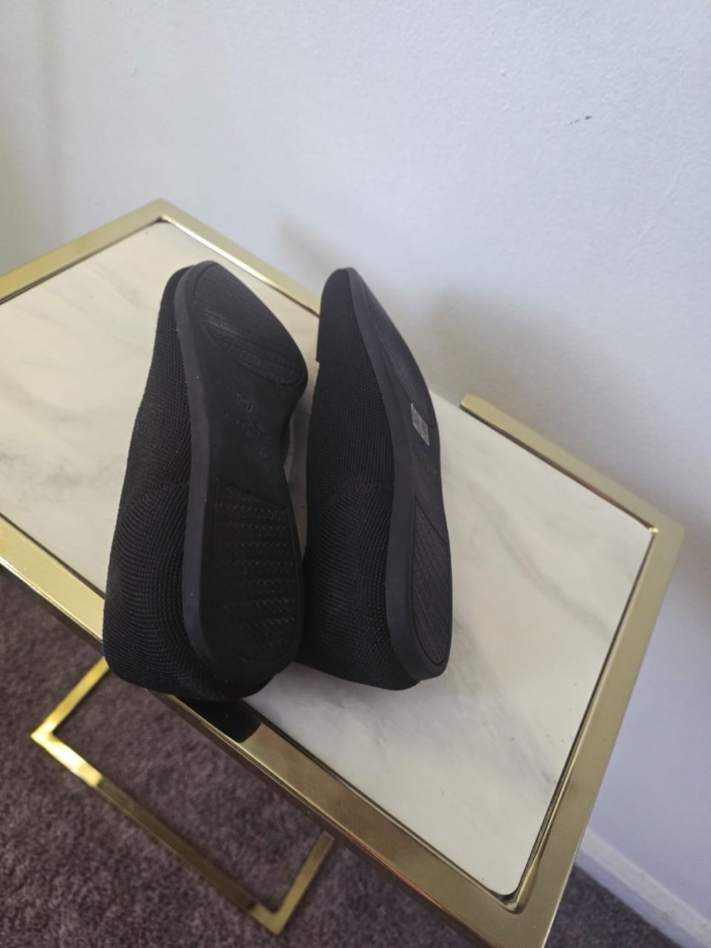 Rothy’s Women’s The Point Flats Black Solid Lightweight Shoes Size 8.5 W. - Picture 7 of 7